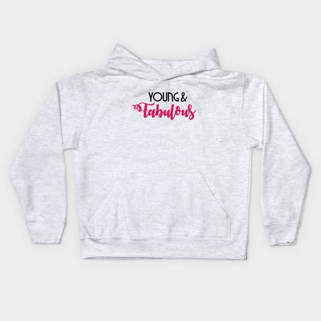 Young&Fabulous Kids Hoodie by defytees